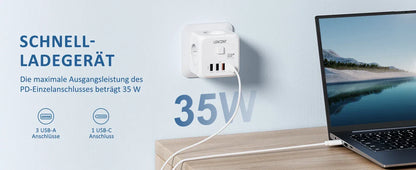 LENCENT USB Sockets dice Without Cable socket EU Socket Adapter Multiple socket EU Outlet Extender
