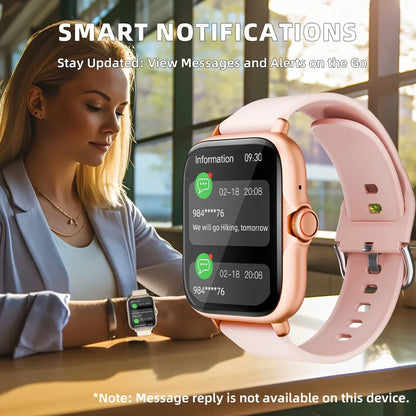 2025New Upgrad Smart Watch For Men Women 1.83Inch Full Touch Display BT Call Sports Monitoring SmartWatch For Android&IOS Phone