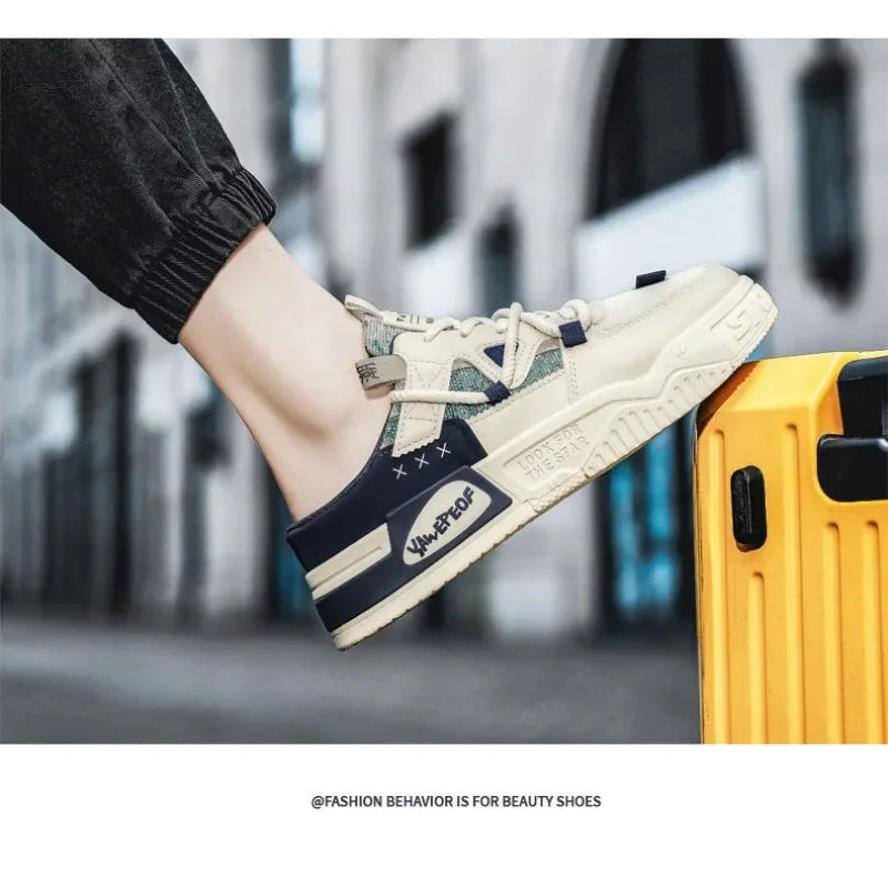 Slipper Mens Shoes Summer Thick Sole Breathable Comfortable Half Slippers Outdoor Youth Skateboard Shoes Casual Sneakers for Men