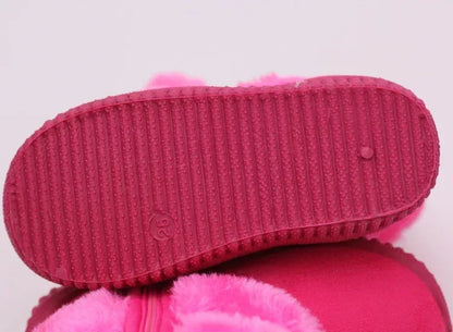 Girls Snow Boots 2019 Winter Comfortable Thick Warm Kids Boots Lobbing Ball Thick Children Autumn Cute Boys Boots Princess Shoes