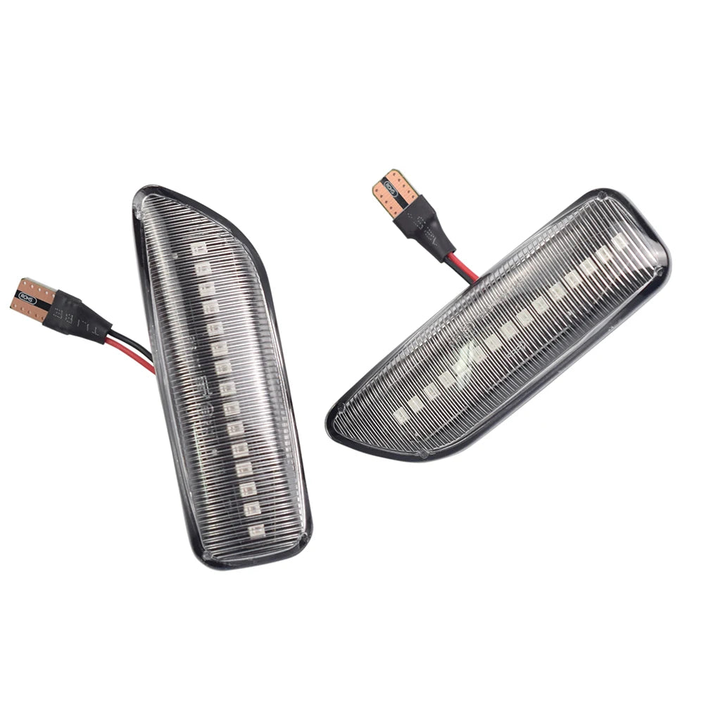 For Volvo XC90 S80 XC70 V70 S60 2001- 2009 LED Dynamic Turn Signal Light Side Mirror Sequential Lamp Blinker Indicator
