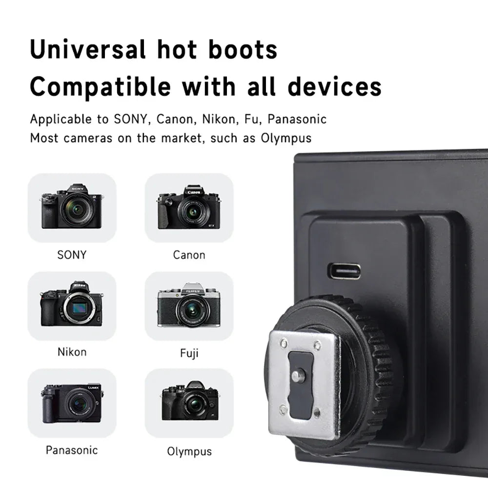 MIAOTU Mini Camera Flash Speedlite GN12 5600K Standard Hot Shoe Mount for Sony Canon Nikon Panasonic Olympus DSLR Camera