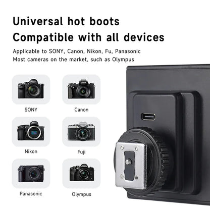 MIAOTU Mini Camera Flash Speedlite GN12 5600K Standard Hot Shoe Mount for Sony Canon Nikon Panasonic Olympus DSLR Camera