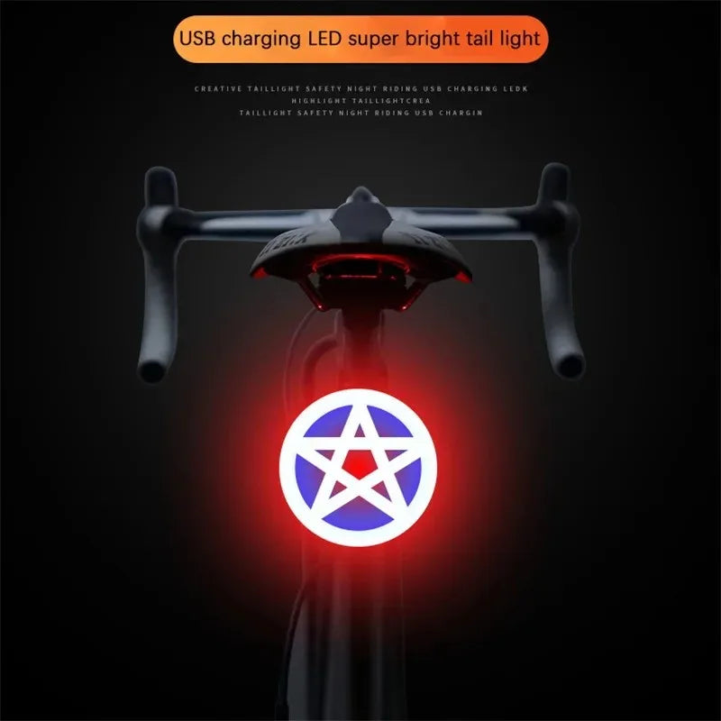 Multi Lighting Modes Bicycle Tail Light Cycling Lamp USB Rechargeable Led Flash Tail Rear Lights MTB Seatpost Bike Accessories