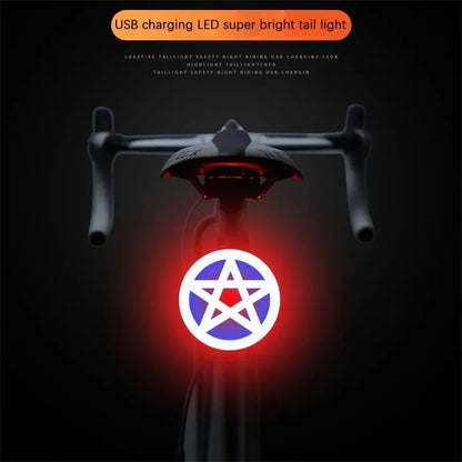 Multi Lighting Modes Bicycle Tail Light Cycling Lamp USB Rechargeable Led Flash Tail Rear Lights MTB Seatpost Bike Accessories
