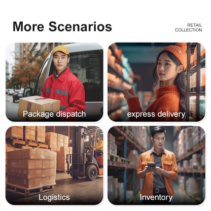 Portable Wireless Barcode Scanner Bluetooth 2D QR 1D Bar Code Scanner With LCD Display For Smart Phone,Computer& POS