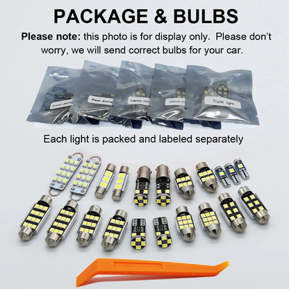 ZITWO Car Accessories LED Bulb Interior Dome Map Light Kit For Chevrolet Chevy Corvette C4 C5 C6 1984- 2009 2010 2011 2012 2013