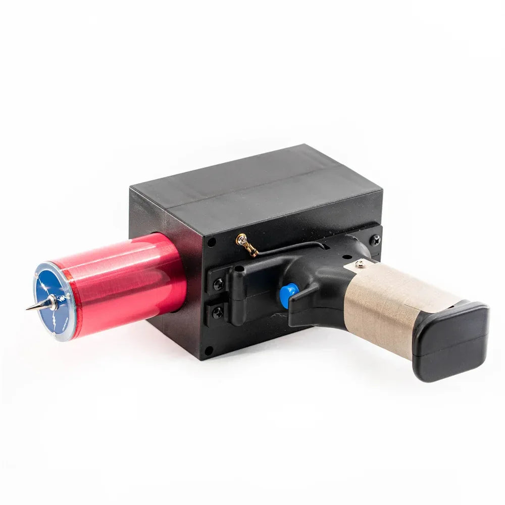 Portable Handheld Tesla Coil 13cm Electric Arc Scientific Experiment High Voltage Generator Artificial Lightning Tesla Coil