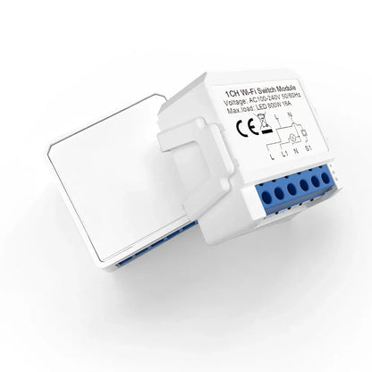 AVATTO WiFi Smart Light Switch Module，1/2/3/4 Gang DIY Breaker Neutral Wire Control Works With Tuya Alexa, Google Home