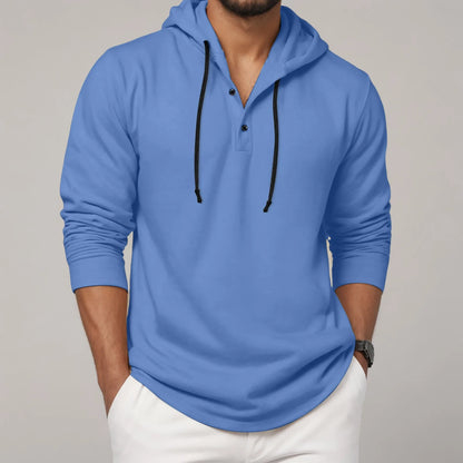 Men'S Hoodie Long Sleeve Button Shirt Casual Beach Yoga Sweatshirt Oversized Hoodie Sweatshirts Casual Shirts For Male Loose
