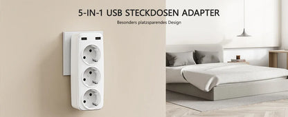 LENCENT USB Sockets dice Without Cable socket EU Socket Adapter Multiple socket EU Outlet Extender