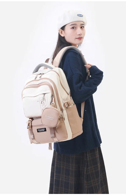 Teen Girls Backpacks for School 8-12 Years Students Casual Fashion Travel Backpacks Portability College Backpack for Women Bag