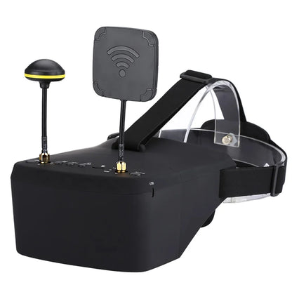 Ev800d 5.8g 40ch 5 Inch 800*480 Video Headset Dvr Diversity Fpv Goggles With Battery For Rc Model Rc Fpv Drone