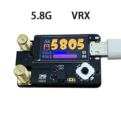 SKYZONE VRX 4.9G 5.8G 6.1G PLUS Dual Antenna Receiver Mmodule 70CH FPV VRX Suitable Video Transmission for DJI V1 V2 Glasses
