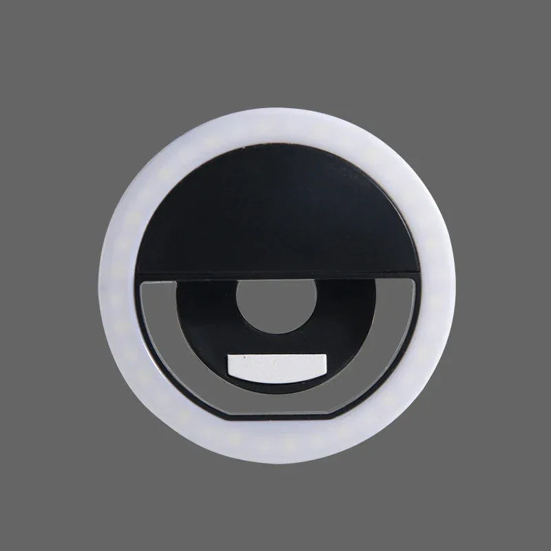 USB Charge LED Selfie Ring Light Mobile Phone Lens For Phone Selfie Light