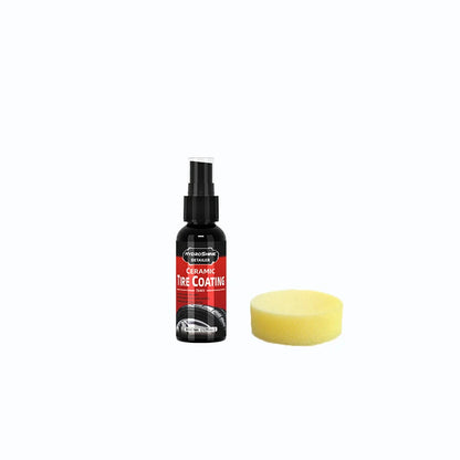 Hydroshine Ceramic Tire Coating Shine Spray Tyre Gloss Plastic Rubber Wheel Restorer  Long Lasting Hydrophobic Cleaner Seal Wax