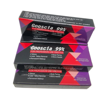 99% Goosica Tattoo Cream Before Permanent Makeup Microblading Piercing Eyebrow Lips Tattoo Removal Beauty Auxiliary Cream 10g