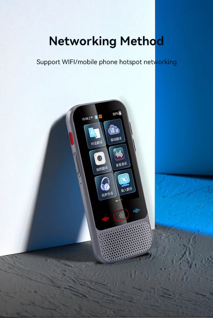 2026 New M30 Smart Voice Translator 139 Online Languages 14 Offline WIFI Photo Recording Dictionary Translation Business Travel