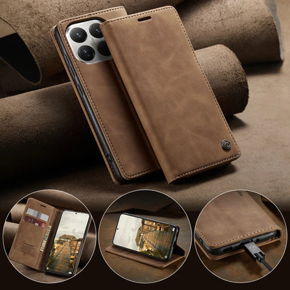 For Xiaomi 15T Pro 15T CaseMe Magnetic Retro Leather Flip Wallet Stand Cover With Card Slot for Xiaomi Mi 15 T Pro
