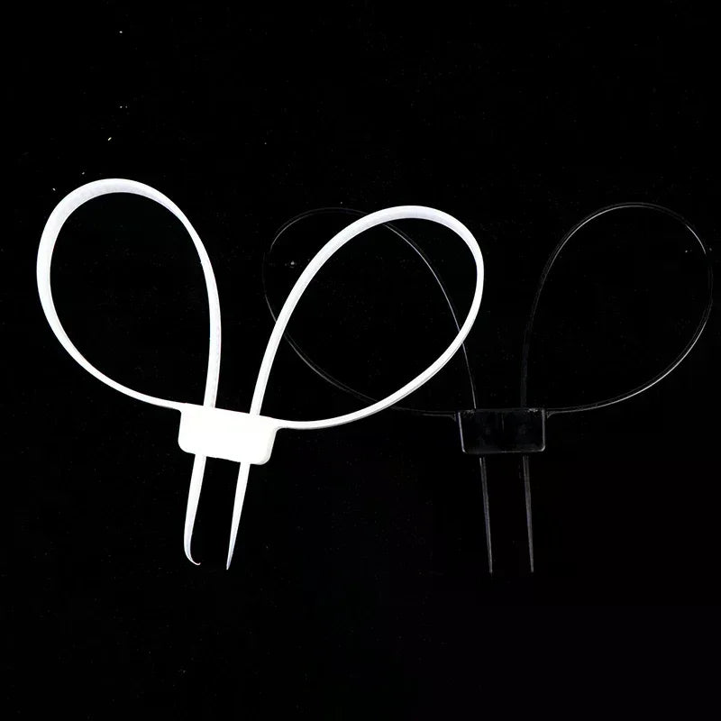 1Pc Plastic Police Handcuffs Double Flex Cuff Handcuffs Zip Tie Nylon Cable Ties