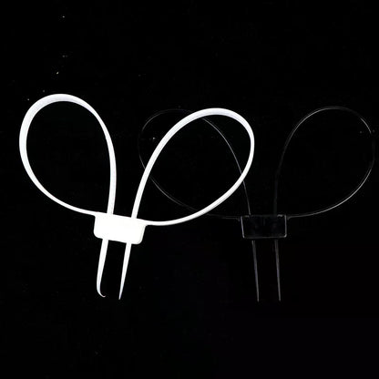 1Pc Plastic Police Handcuffs Double Flex Cuff Handcuffs Zip Tie Nylon Cable Ties