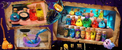 Fairy Magic Potions Kit Kids DIY Witch Glowing Spell Potion DIY Handmade Toys Science Experiments Kids Craft Kit Educational Toy