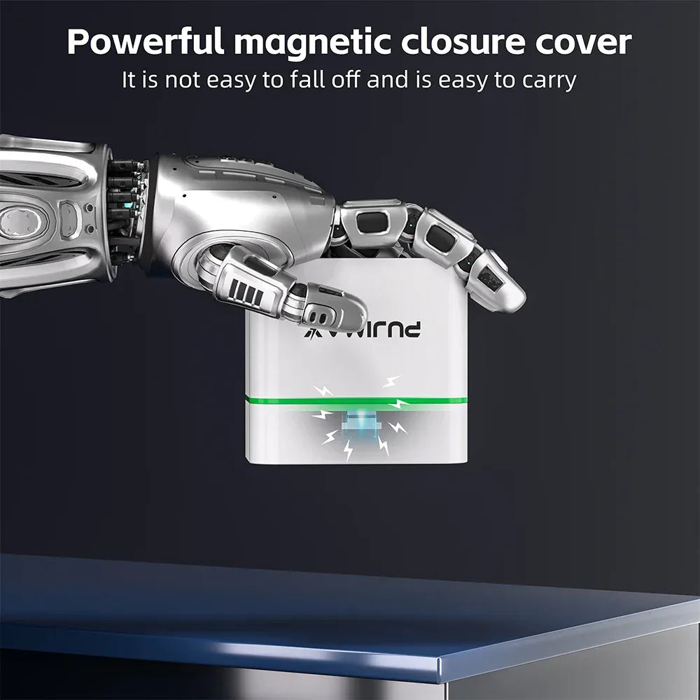 PUJIMAX 1.2V AA + AAA Ni-MH/Ni-Cd 8 Slots Combo Charging Compartment Smart Flip Top Charger Can Charge 4pcs AA+4pcs AA Batteries