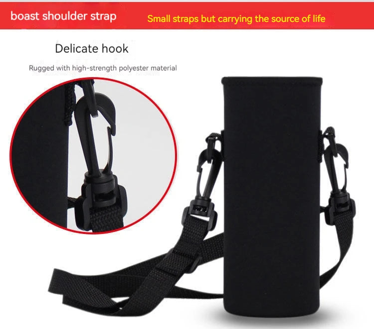 750ML/1000ML/1500ML Portable Water Bottle Insulated Neoprene Holder Pouch Bag Travel Thermos Cup Cover With Adjustable Strap