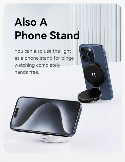 Ulanzi LM19 Bi-color MagSafe Light Phone Stand for iPhone 15 14 13 12 Mini Pro Pro Max for Vlog Live-streaming Photography