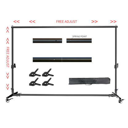 Photography Photo Studio Background Stand Backdrop Chromakey Green Screen Support System Frame Chroma Photobackground For Shoot