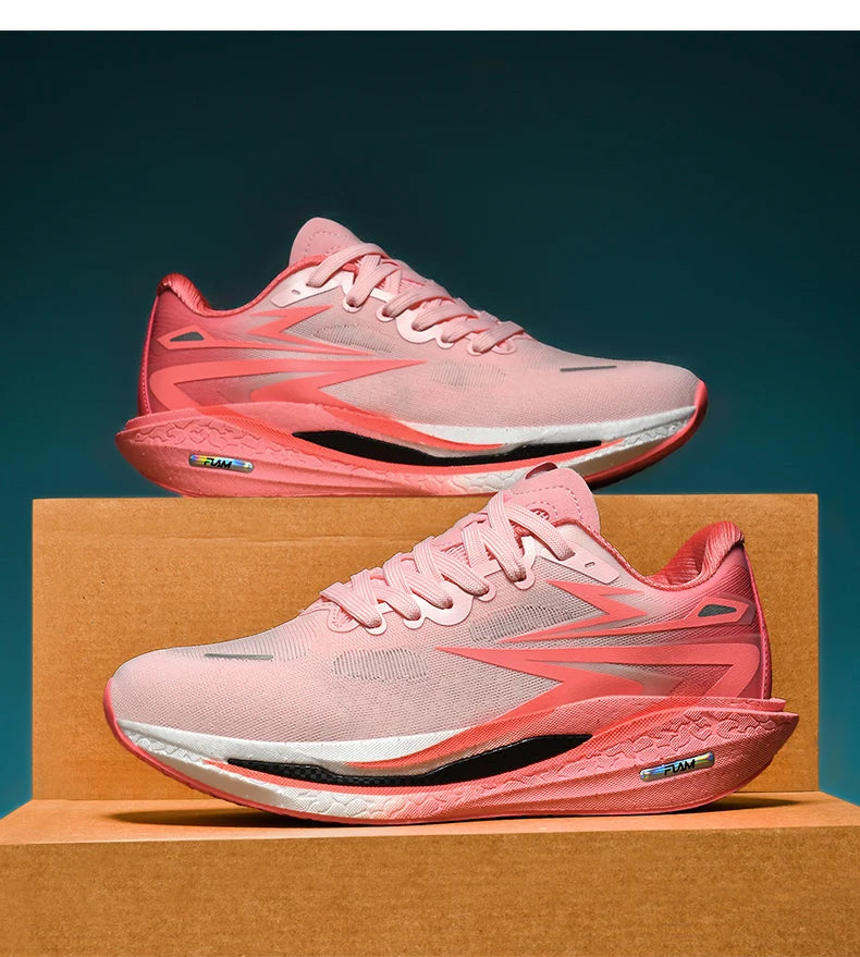 Men's Running Shoes Jogging Breathable Mesh Cushioning Non-Slip Outdoor Casual shoes Couple Trainer Race Sneakers Off-road Shoes