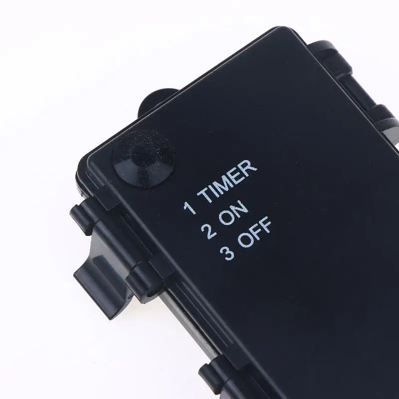 1 Set 3 Sections AA Battery Holder 3V No.5 Waterproof And Dustproof Battery Cartridge With Timing Function