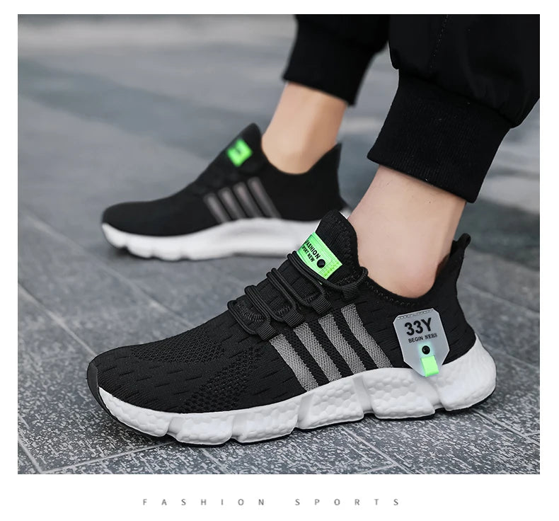 Men Shoes Autumn Soft Casual Shoes Lightweight Mesh Sports Running Shoes Men Sneakers Tenis Masculino Zapatillas Hombre