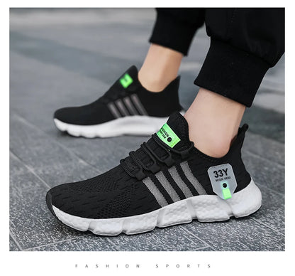 Men Shoes Autumn Soft Casual Shoes Lightweight Mesh Sports Running Shoes Men Sneakers Tenis Masculino Zapatillas Hombre