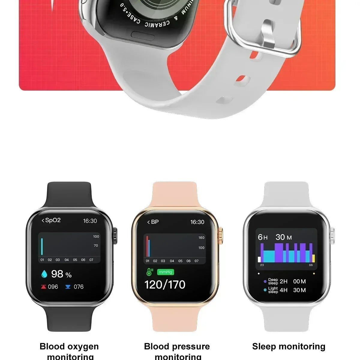 New Watch 10 Smart Watch Men Body Temperature BT Call NFC Always on Display GPS Sport Watches Women Smartwatch For Apple Android