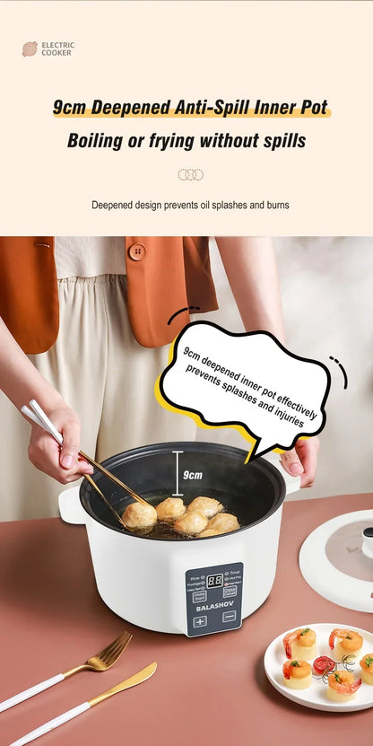 220V Household Multi Cookers 3.5L Electric Cooker Non-stick Cooking pot Hot Pot Smart Rice cooker Cooking Appliances