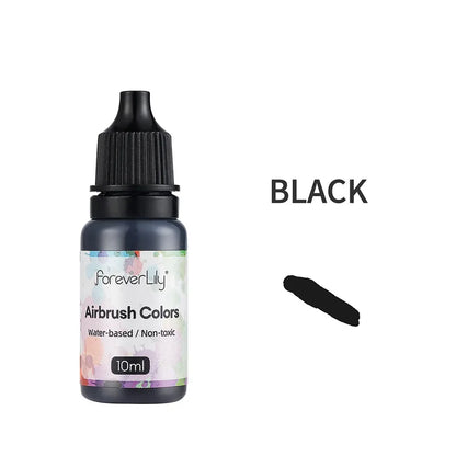 12pcs Nail Polish Paint Airbrush Nail Ink Use For Airbrush Spray Gun Color Painting Stencil Making Hollow Pattern Nail Art Tools