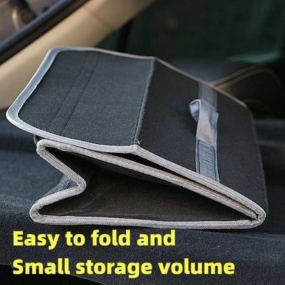 Car Trunk Soft Felt Storage Box - Large Anti-Slip Compartment Organizer, Auto Boot Storage Accessories