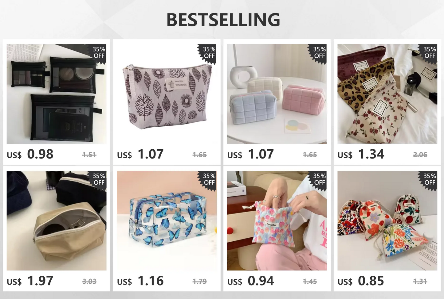 Cosmetic Bag Women Floral Makeup Case Organizer Korean Embroidery Cosmetic Pouch Travel Toiletry Bag Corduroy Canvas Beauty Case