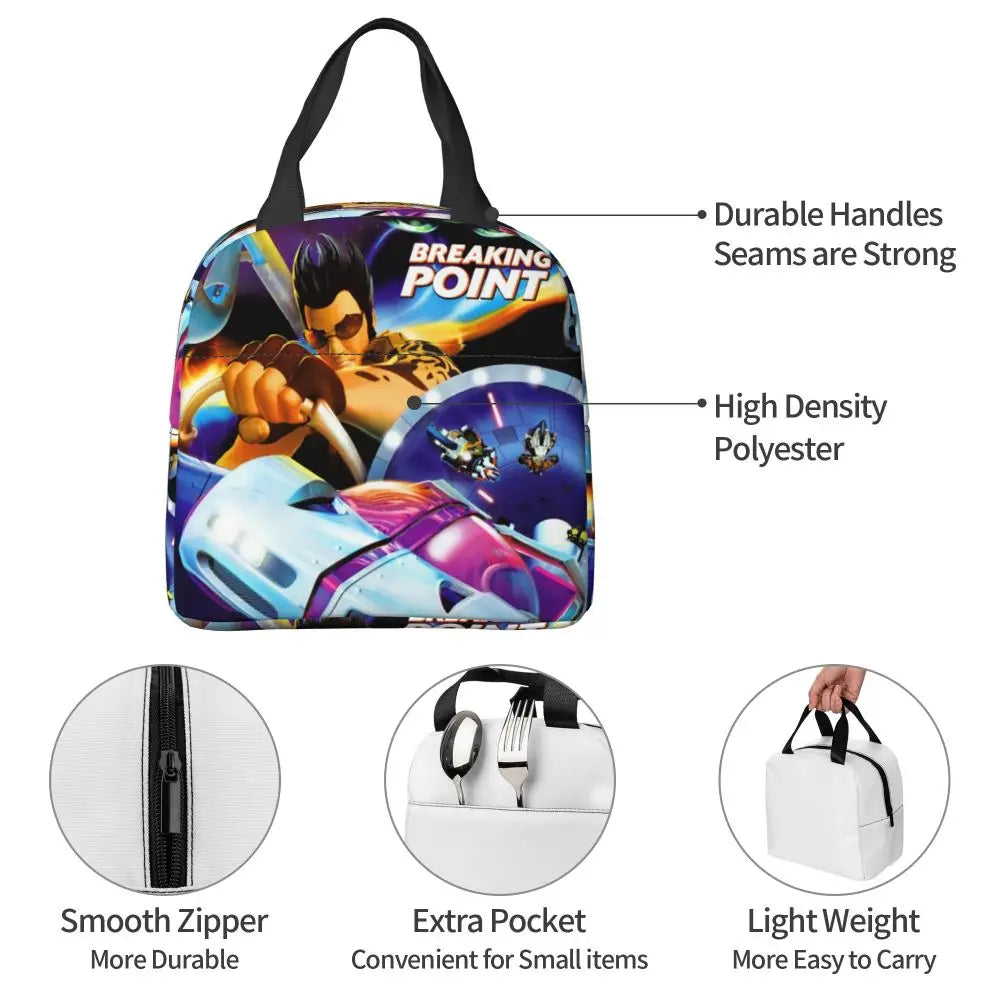 Custom Hot Wheels For Fans Thermal Insulated Lunch Bag Cartoon Sport Car Portable Lunch Container Travel Multifunction Food Box