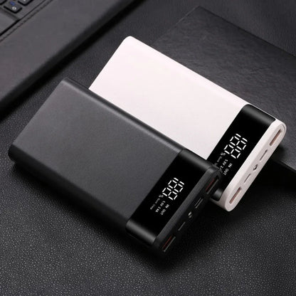 18650 Battery Power Bank Box 22.5W Fast Charging LCD Display 20000Mah Power Board For 6X18650 Battery Powerbank Case