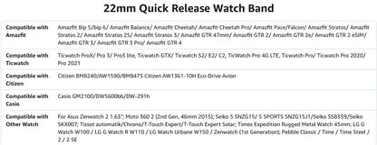 20 22mm Watch Band For Samsung Galaxy watch 6/4/5 pro/gear s3/active 2/classic Sport Magnetic Strap for Huawei GT 2 2e 3 Band