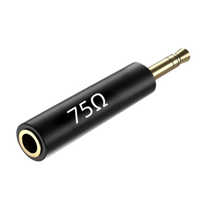 1PCS Conductor Earphone Impedance Plug 30 75 150 200 400 600 Ohm Noise Cancelling Adapter Resistance Reduce Noise Filter Plug