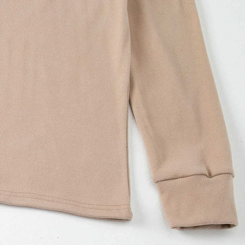 2-piece Autumn And Winter Men's Solid Color Simple and Versatile Round Neck Warm Underwear Set Comfortable Youth Home Clothes
