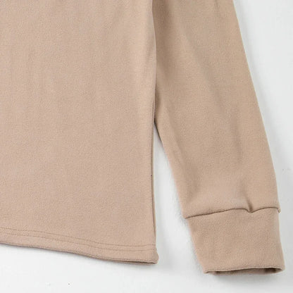 2-piece Autumn And Winter Men's Solid Color Simple and Versatile Round Neck Warm Underwear Set Comfortable Youth Home Clothes