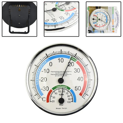 Thermometer Hygrometer Thermo Analog Humidity Temperature Meter Indoor Outdoor Climate Control Garden Thermometer