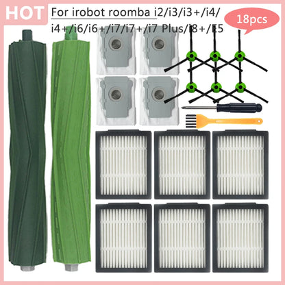 E5 E6 E7 Filter Dust Bag For irobot roomba i2 i3 i3+ i4 i4+ i6 i6+ i7 i7+ i7 Plus i8+ Replacement Main Side Brush Vacuum cleaner