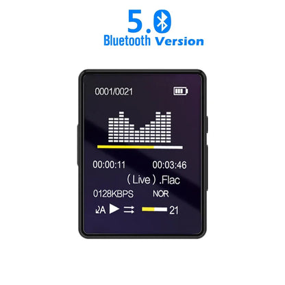 8-128GB MP3 Music Player Full Screen Touch MP4 Bluetooth Built-in Speaker Portable HiFi Music Player Video Playback recording