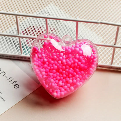 12 Pcs Transparent Love Empty Box for Valentine's Day Wedding Birthday Party Carnival Easter Christmas Gift Filler Decoration