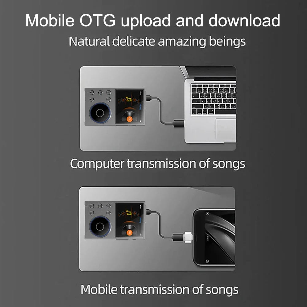 Hi-Fi Digital Audio MP3 Player Lossless DSD High Definition Portable MP3 Music Player Built-in 16GB Walkman Supports 20 Language